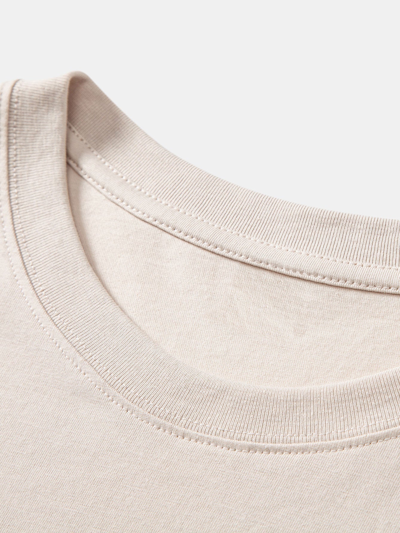 3 Pieces Basic Cotton Arc Hem T-Shirts