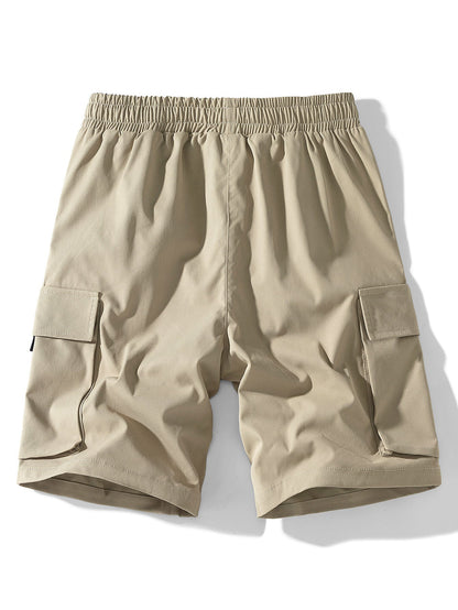 Drawstring Chino Cargo Shorts