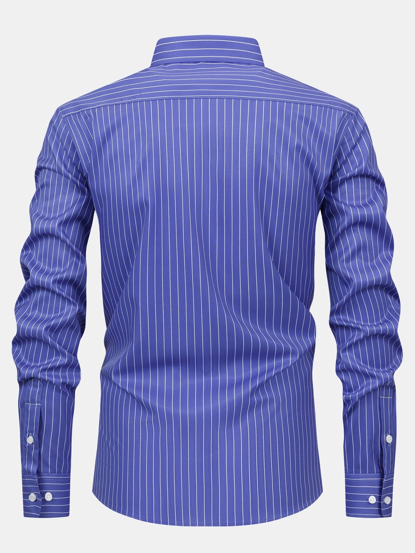 Long Sleeve Stripe Button Up Shirt