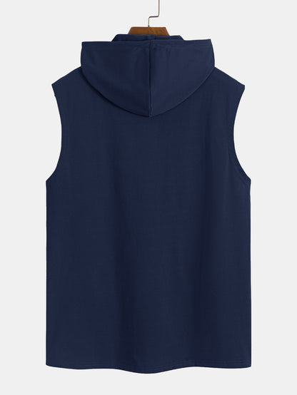 Sleeveless Hooded T-Shirt