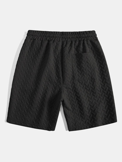 3 Pieces Geometric Jacquard Shorts