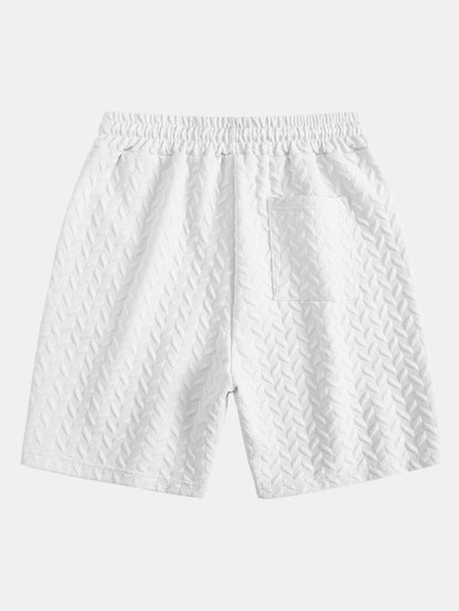 3 Pieces Geometric Jacquard Shorts