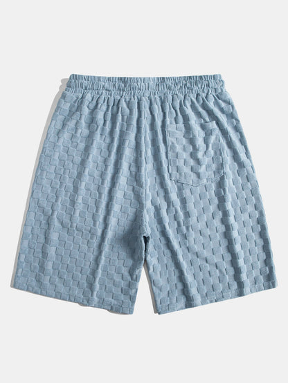 Checkerboard Towel Shorts