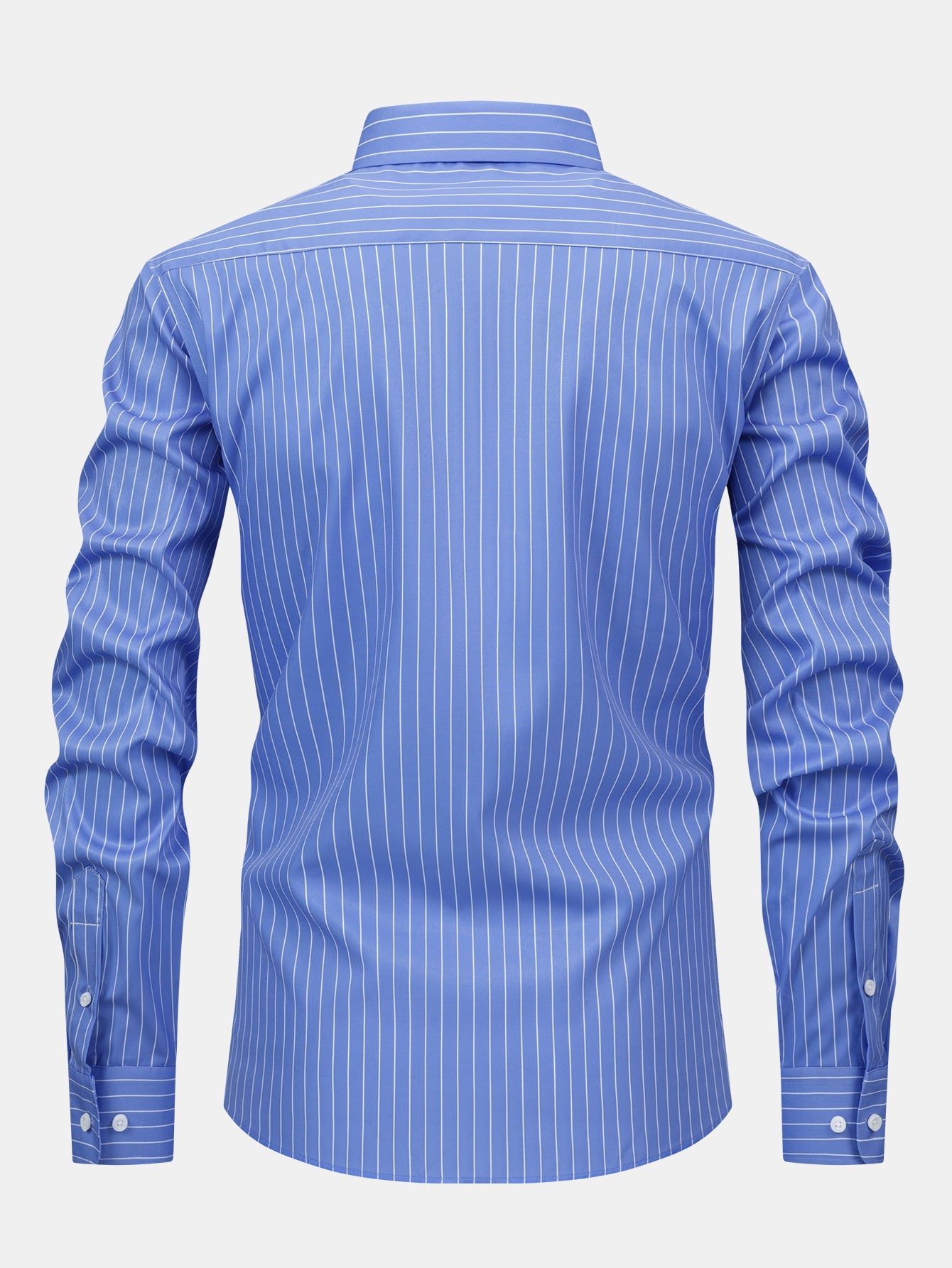 Long Sleeve Stripe Button Up Shirt