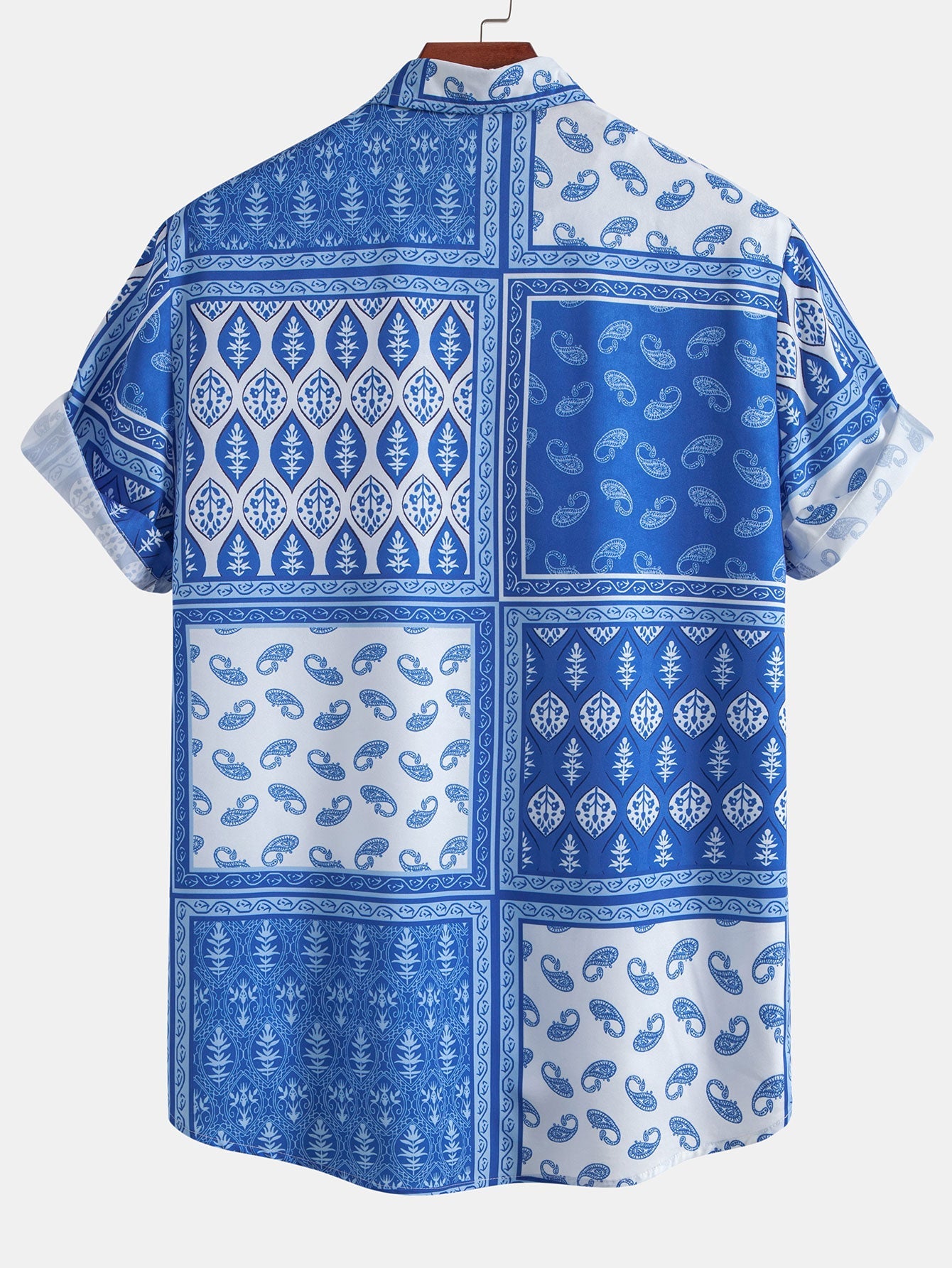 Paisley Border Button Up Shirt