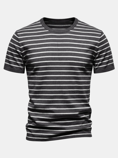 Stripe Knit T-Shirt