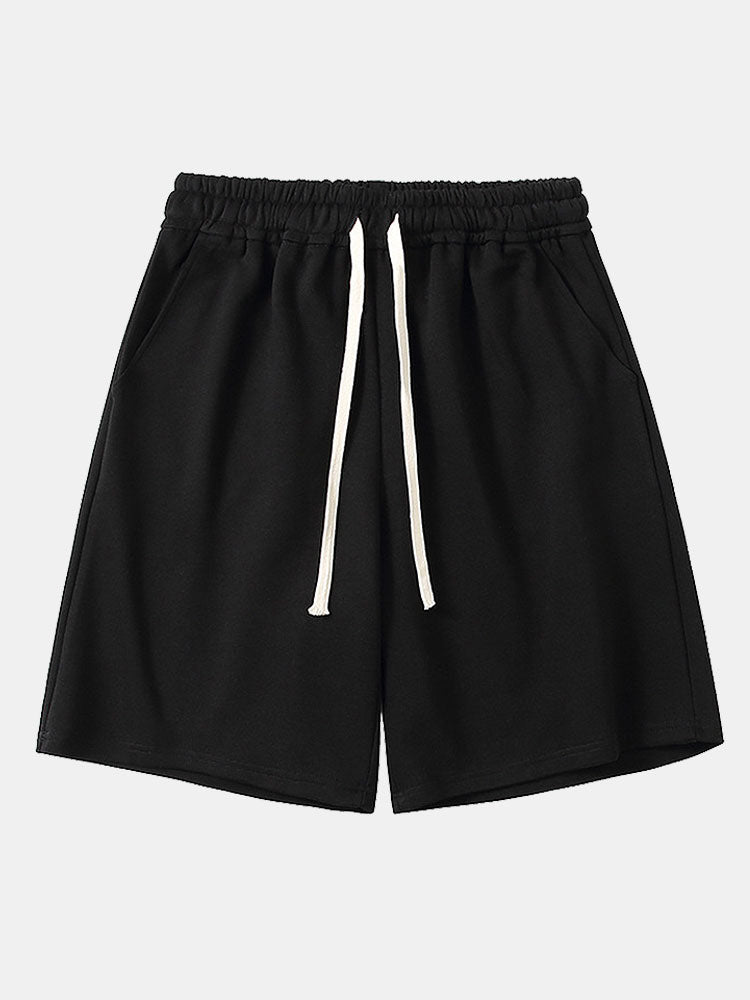 Drawstring Jersey Shorts
