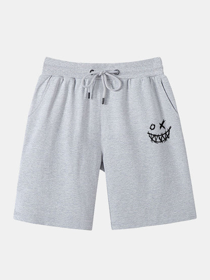 Grimace Print Mid Length Shorts
