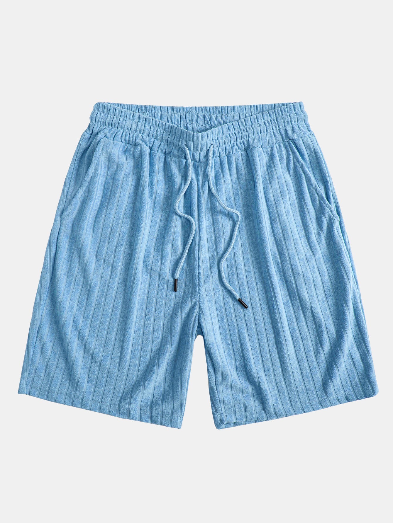 Striped Terry Cuban Shorts