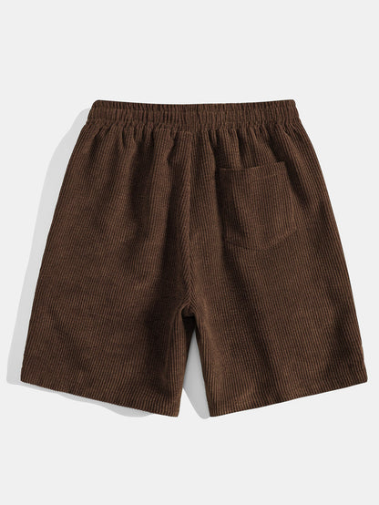 9" Drawstring Corduroy Shorts