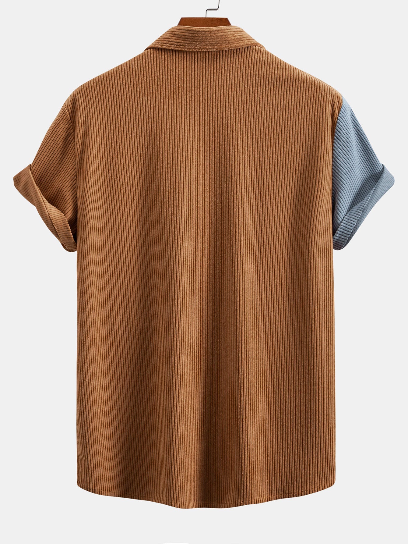 Colorblock Corduroy Shirt