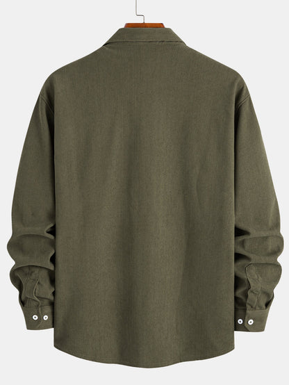 Plush Lined Corduroy Shirt