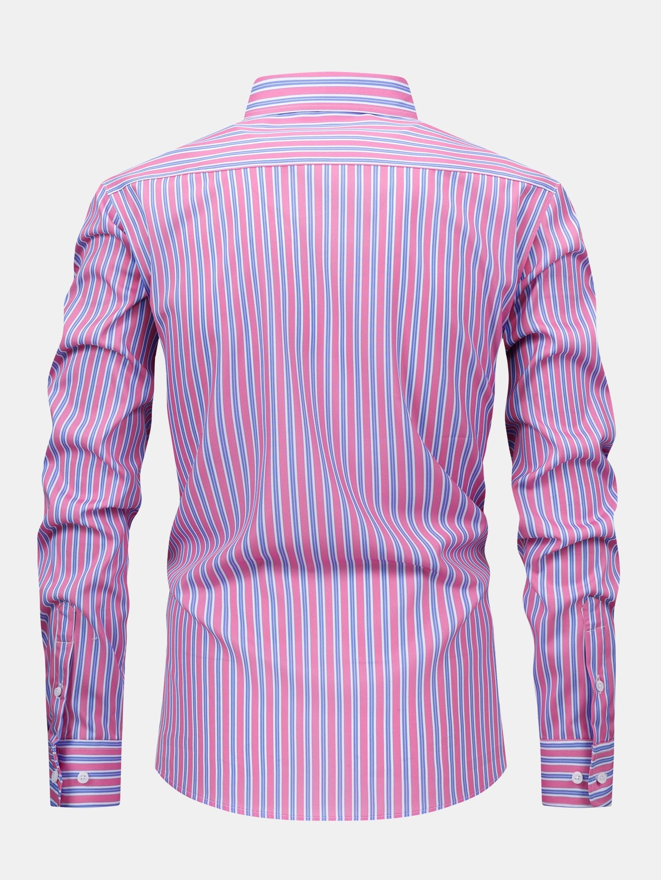 Long Sleeve Stripe Button Up Shirt