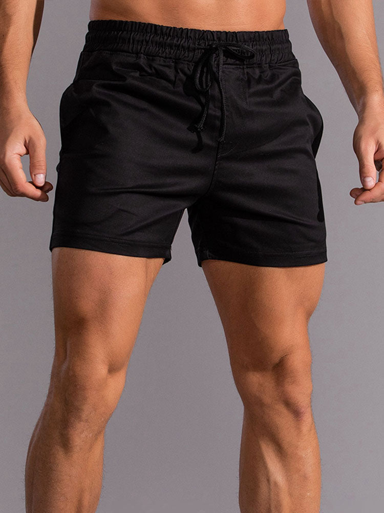 3 Pieces Cotton 3" Drawstring Shorts