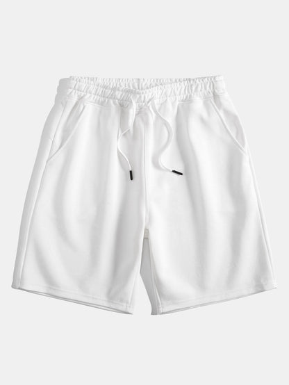 Mid Length Drawstring Shorts