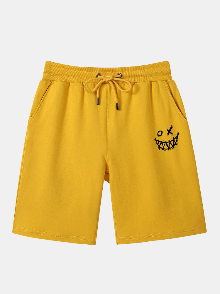 Grimace Print Mid Length Shorts