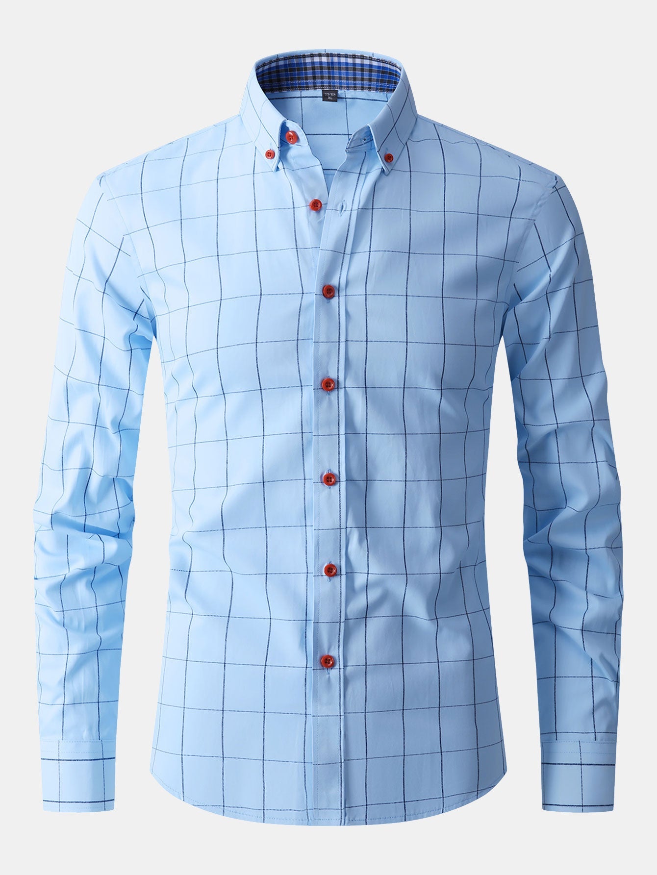 Long Sleeve Plaid Button Up Shirt