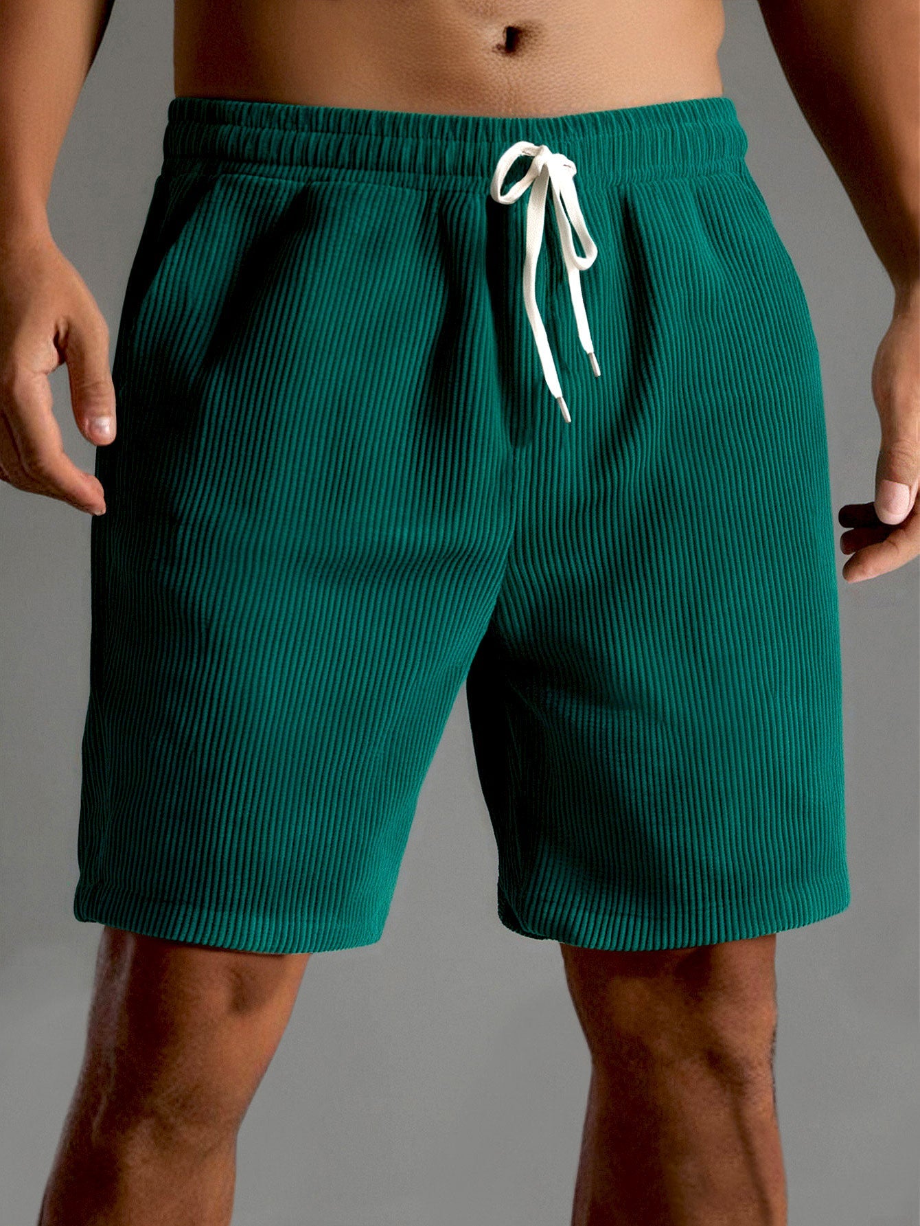 9" Drawstring Corduroy Shorts
