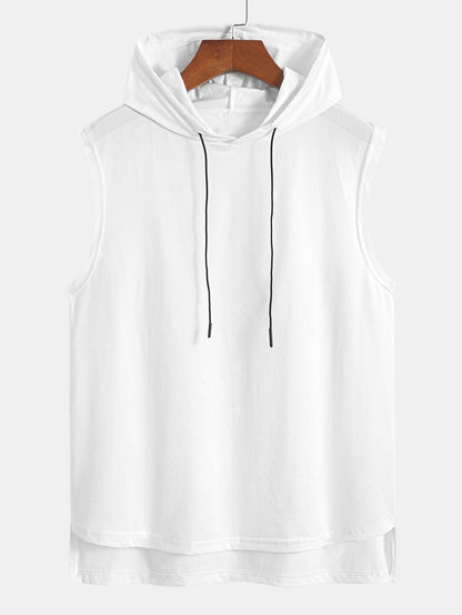 Sleeveless Hooded T-Shirt