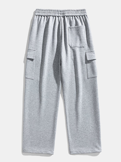 Relax Fit Straight Leg Jersey Cargo Pants
