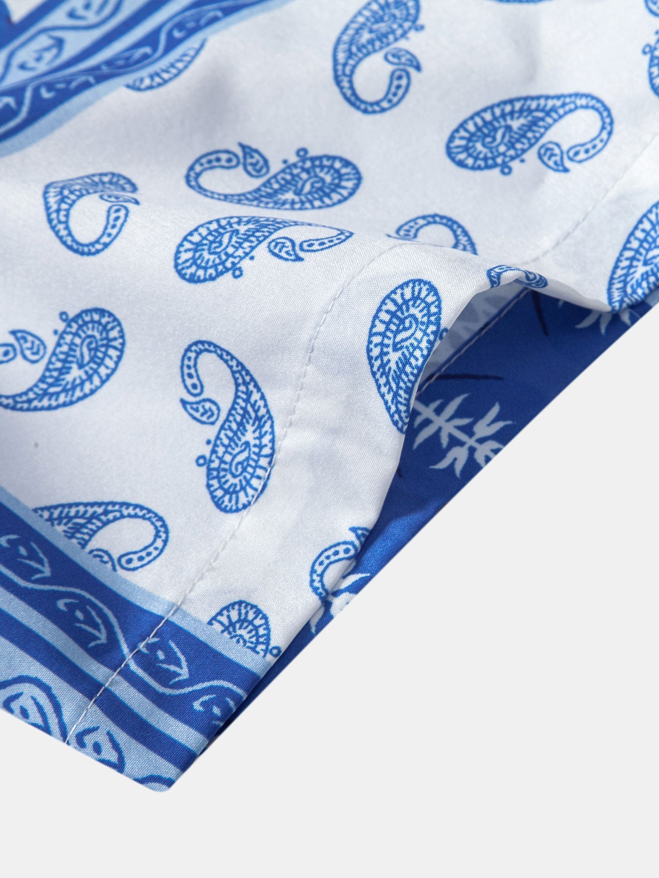Paisley Border Button Up Shirt