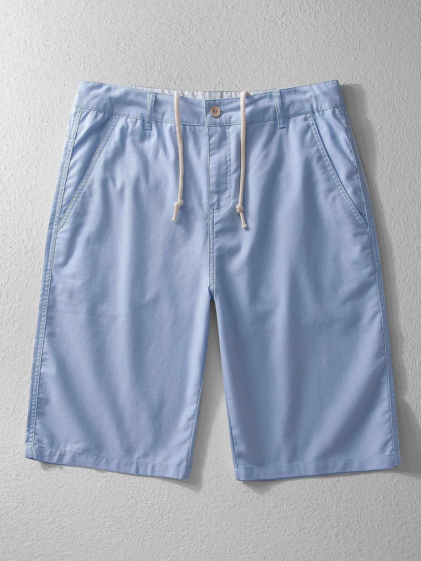 Linen Cotton Blend 11" Shorts