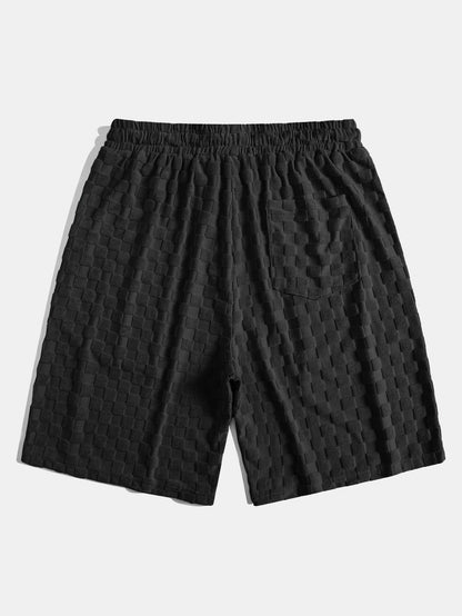 Checkerboard Towel Shorts