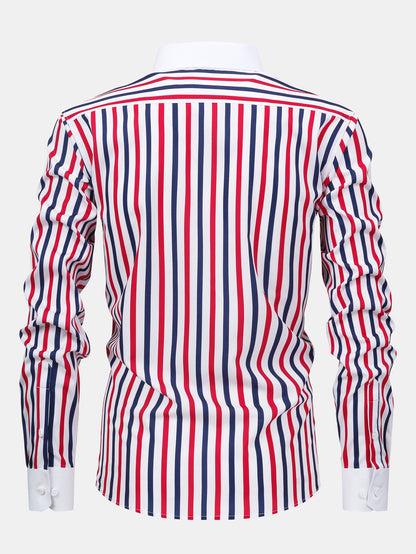 Long Sleeve Stripe Button Up Winchester Shirt