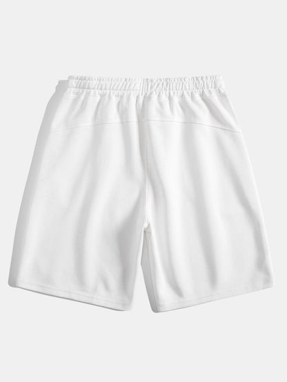 Mid Length Drawstring Shorts
