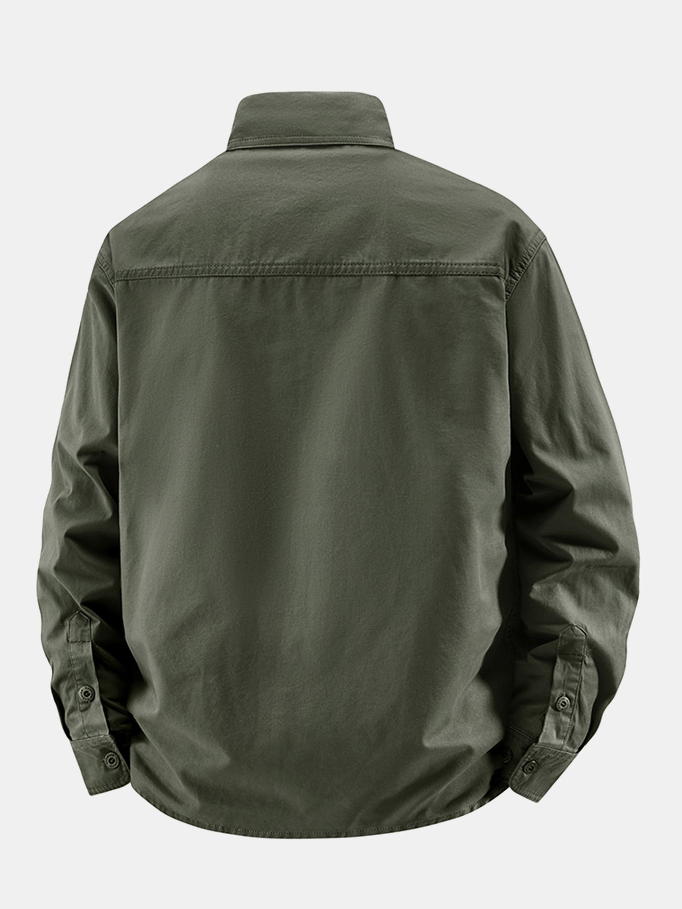 Long Sleeve Utility Shirt With Pockets
