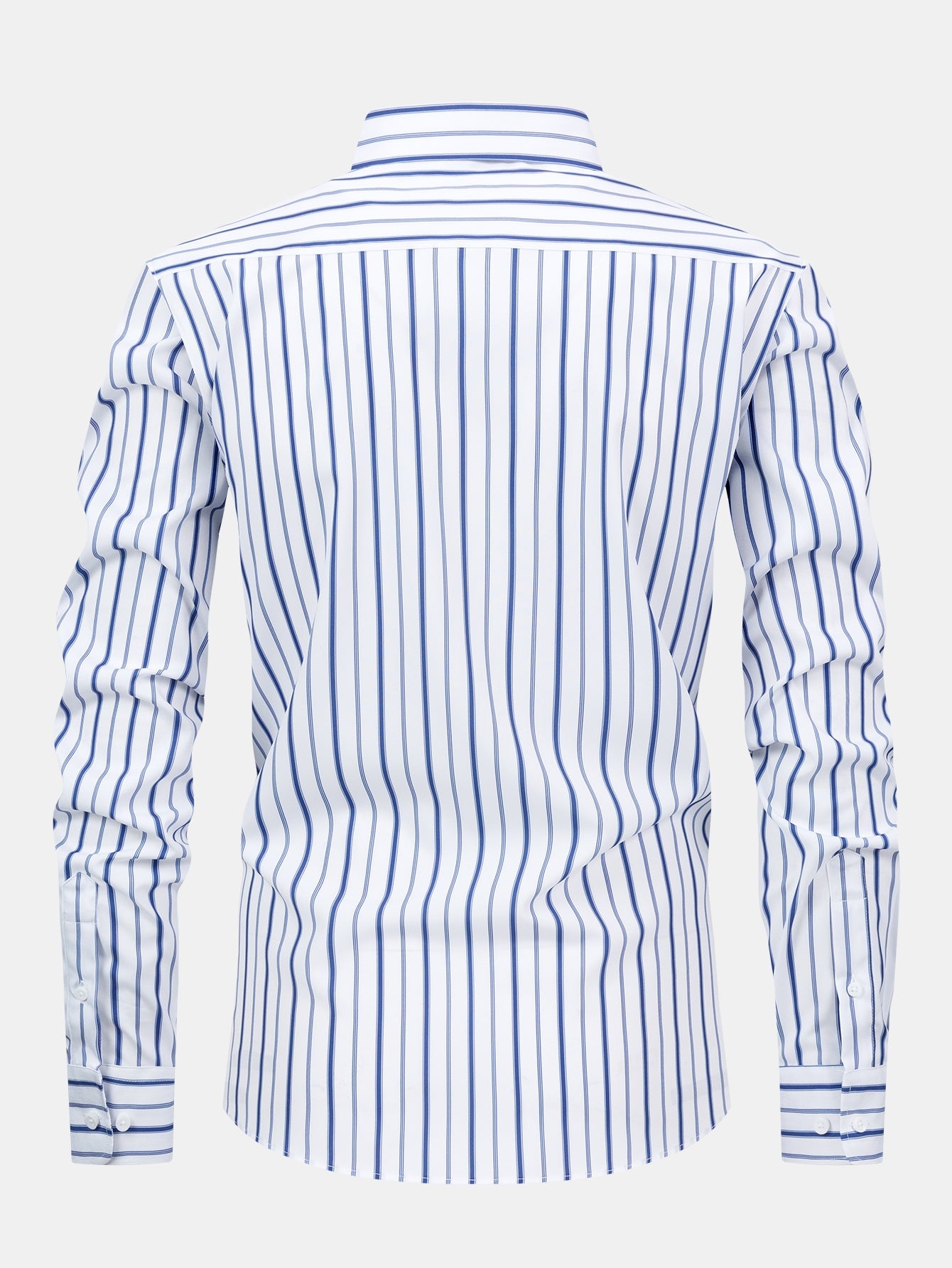 Long Sleeve Stripe Button Up Shirt