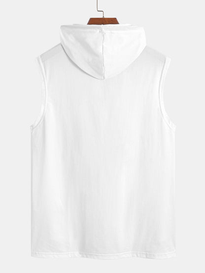 Sleeveless Hooded T-Shirt