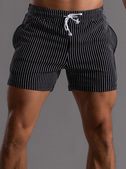 3 Pieces Striped Jersey 3" Shorts