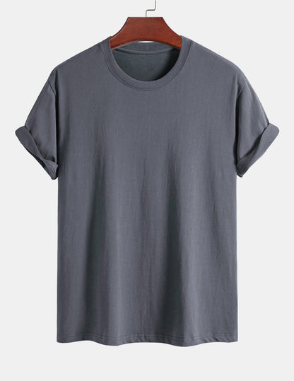 5 Pieces Basic Regular Fit Cotton T-Shirts