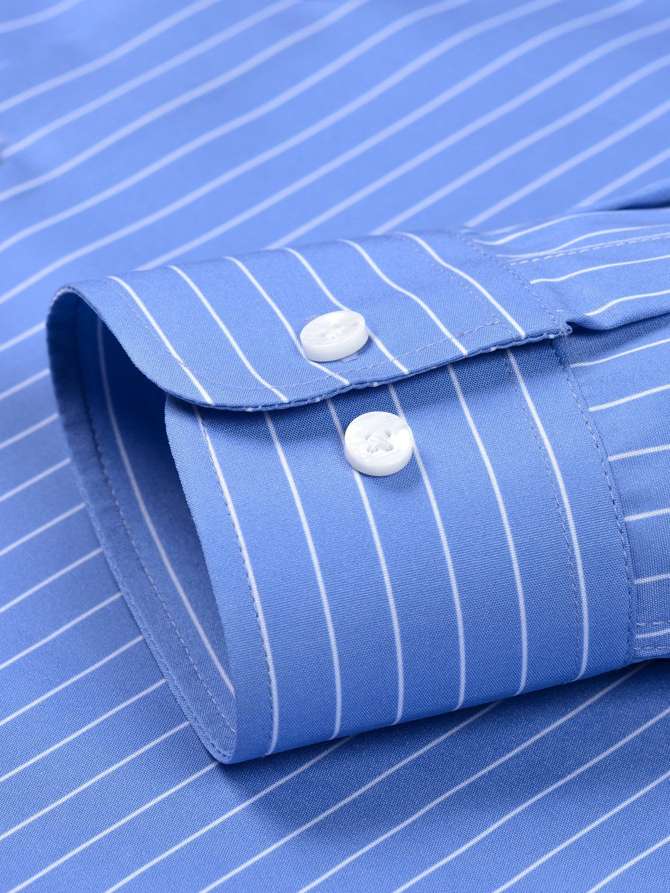 Long Sleeve Stripe Button Up Shirt
