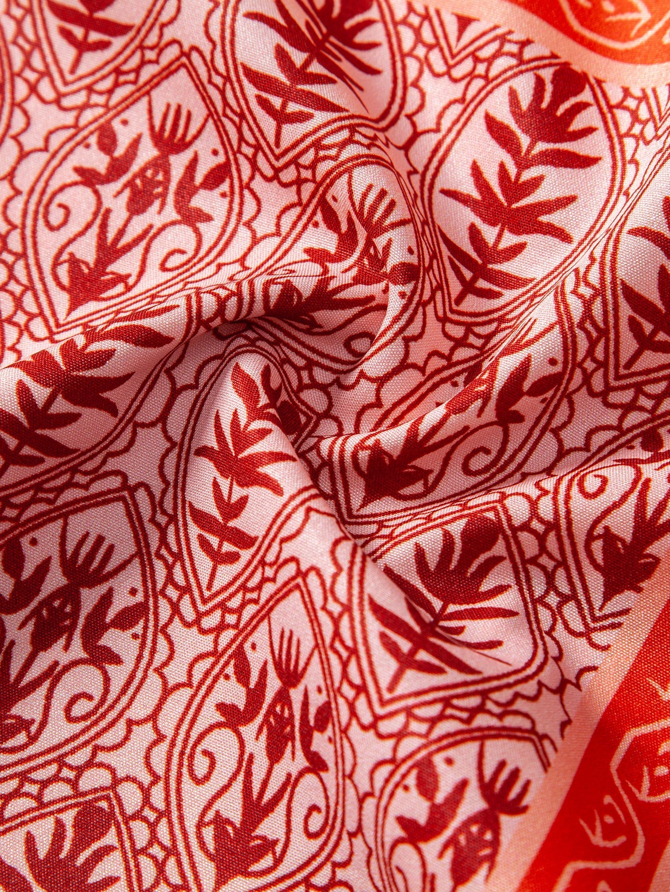 Paisley Border Button Up Shirt