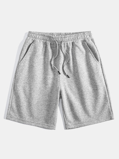 Mid Length Drawstring Shorts