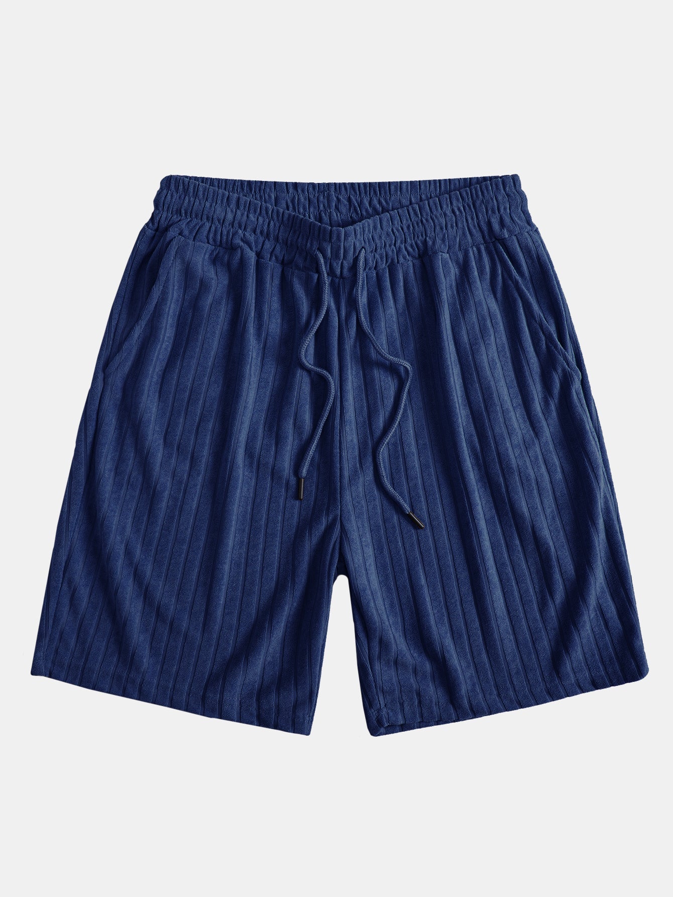 Striped Terry Cuban Shorts