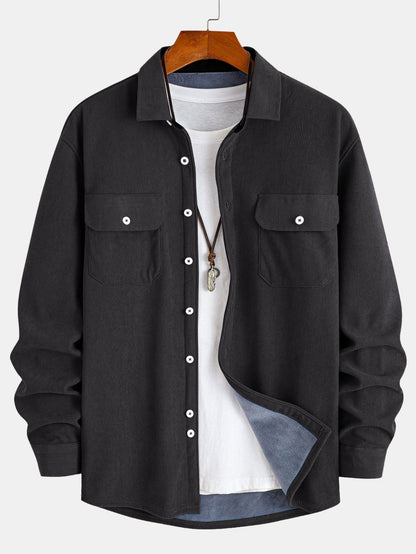 Plush Lined Corduroy Shirt