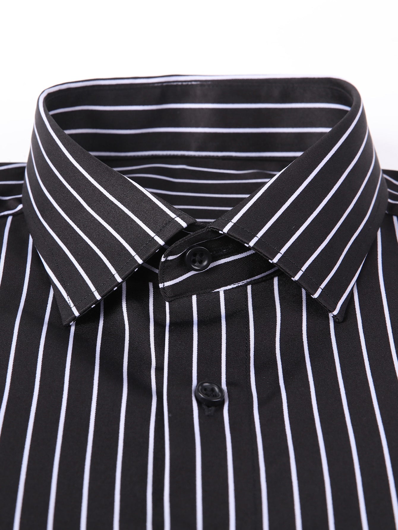 Long Sleeve Stripe Button Up Shirt