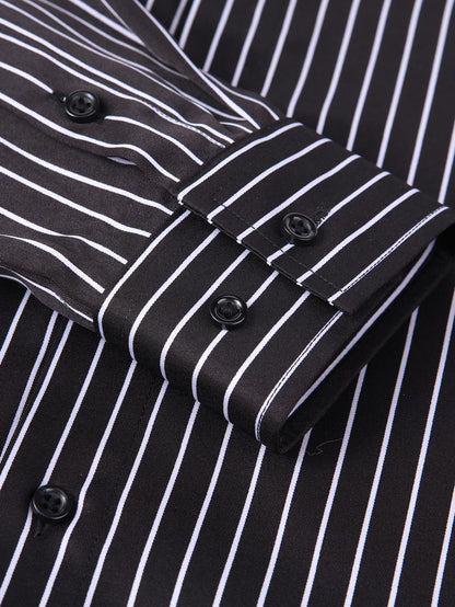 Long Sleeve Stripe Button Up Shirt