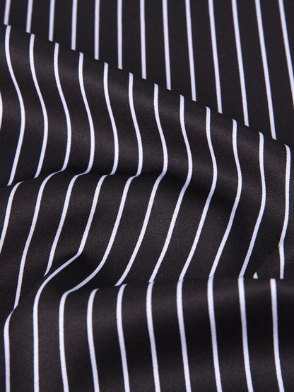 Long Sleeve Stripe Button Up Shirt