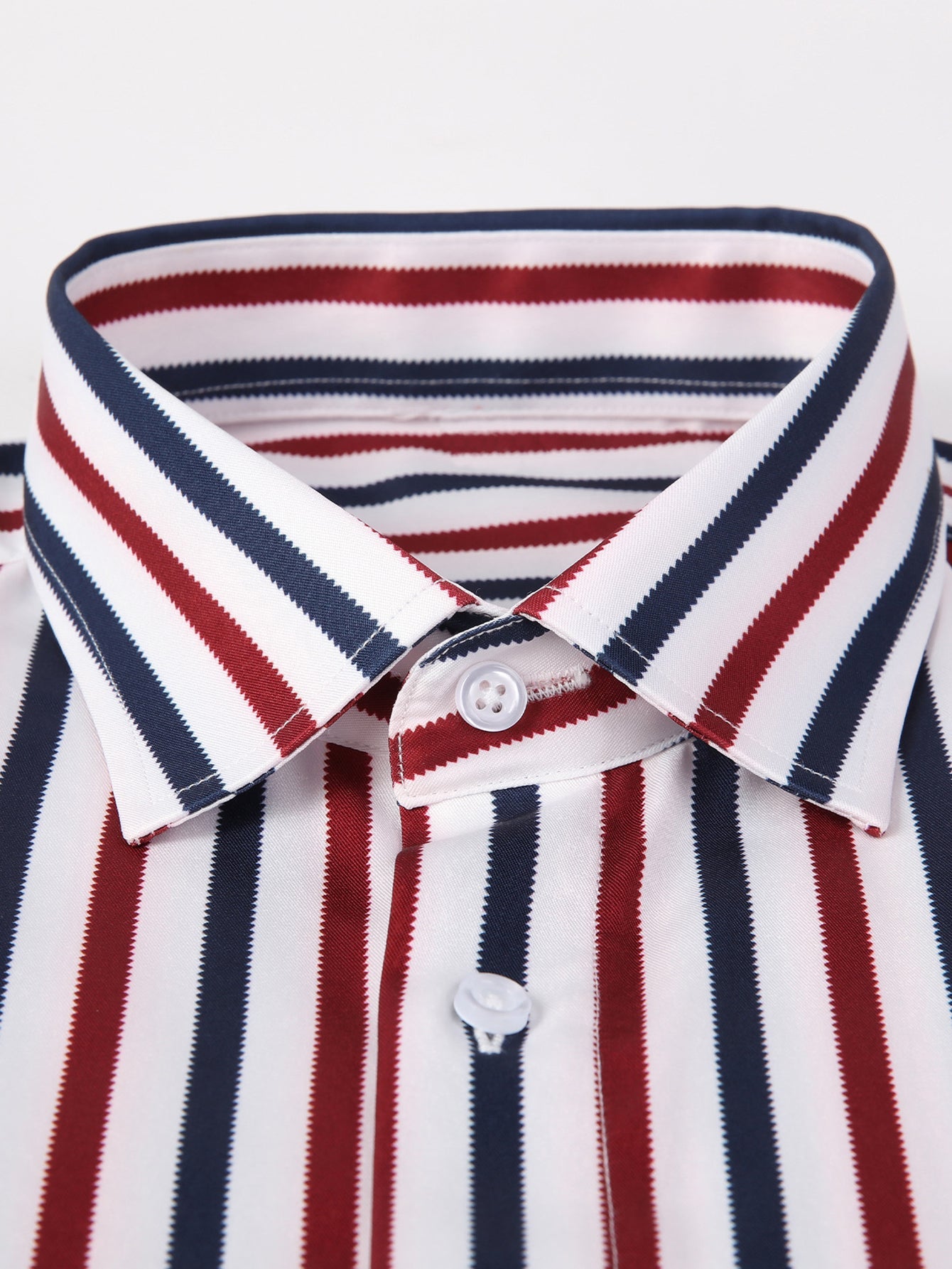 Long Sleeve Stripe Button Up Shirt