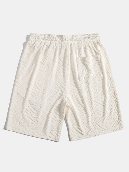 Animal Texture Terry Shorts