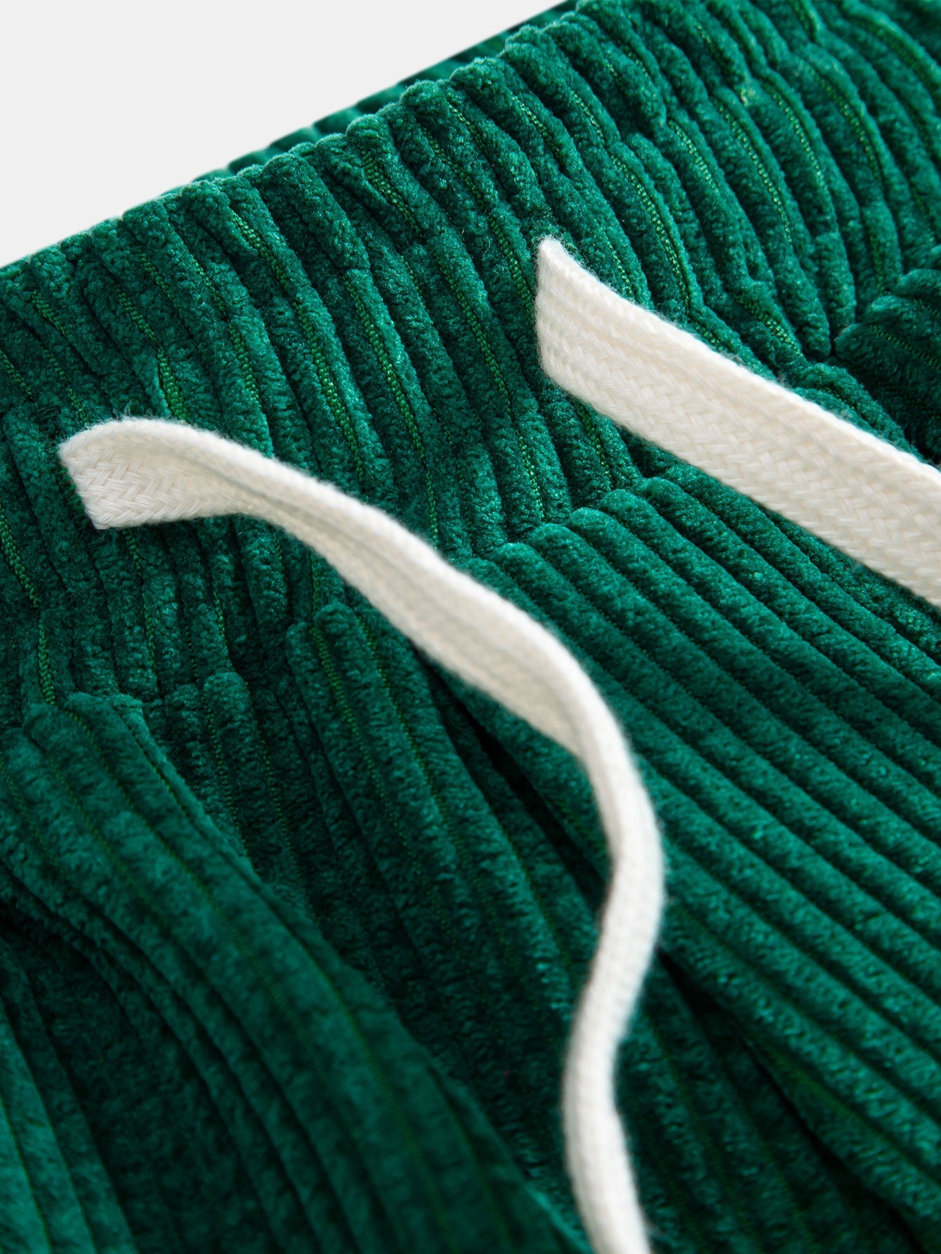 3 Pieces Drawstring Corduroy Shorts