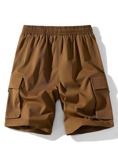 Drawstring Chino Cargo Shorts
