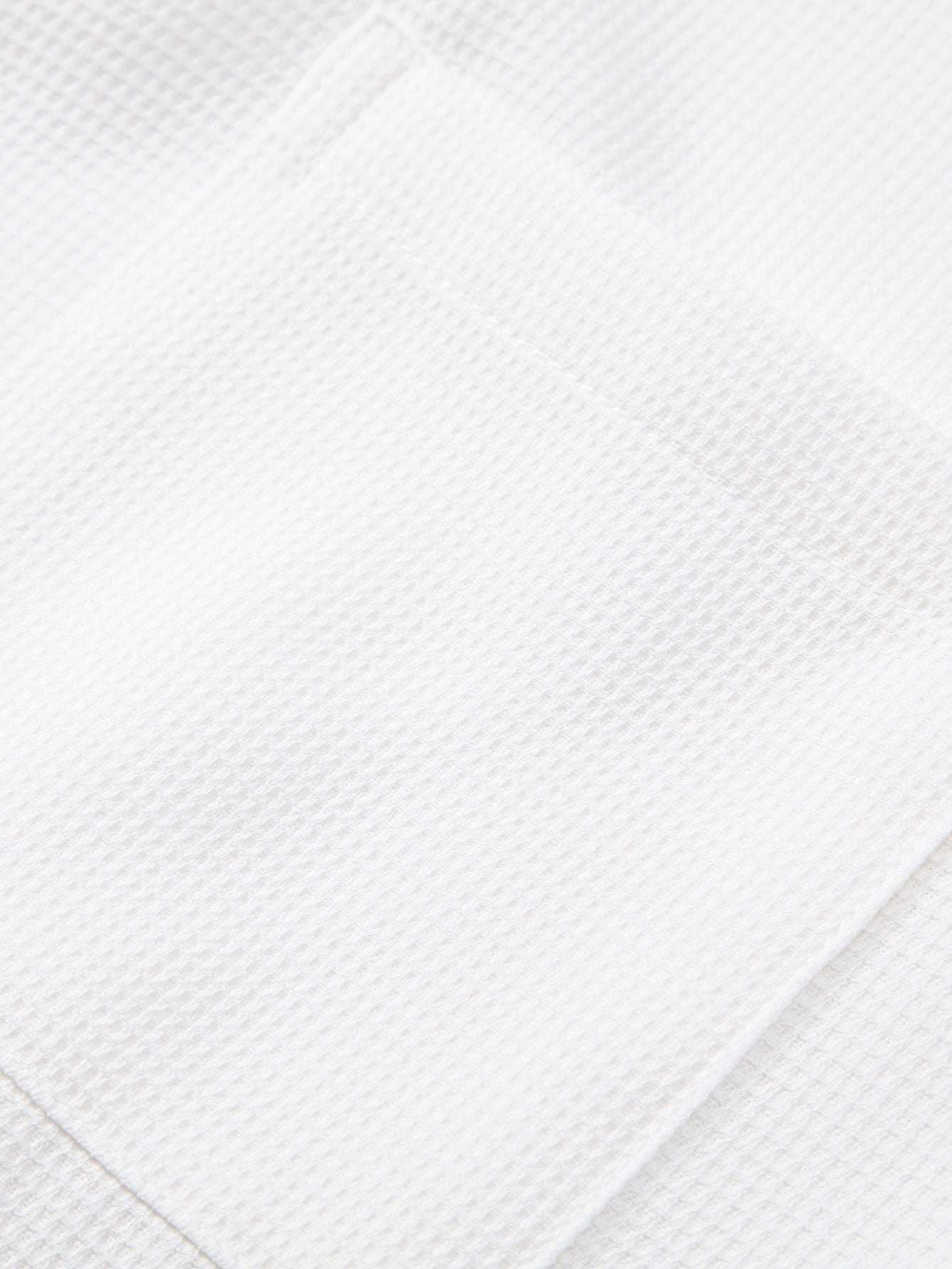Waffle Textured Button Up Shirt With Pocket