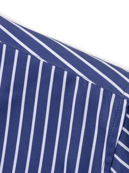 Long Sleeve Stripe Button Up Shirt
