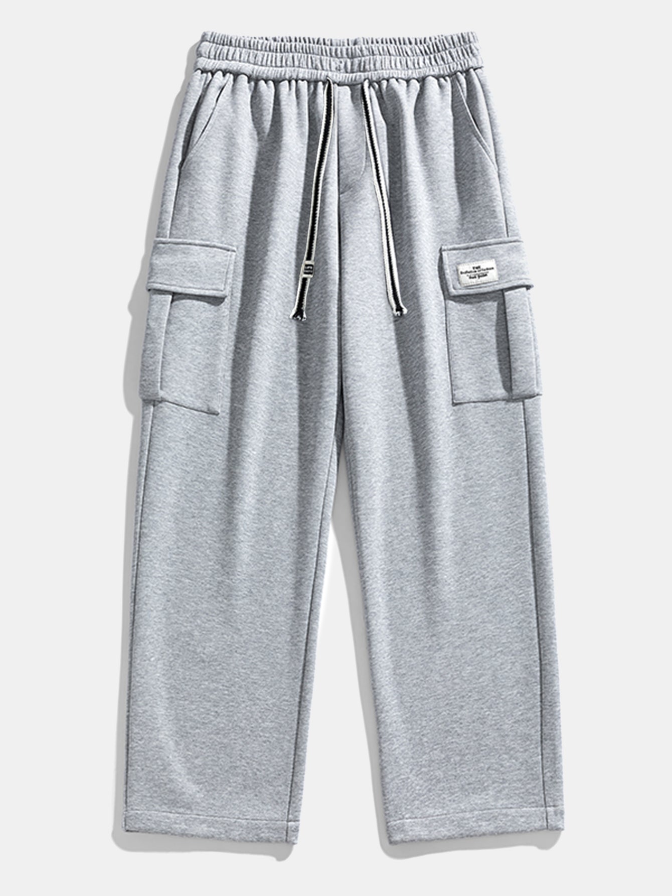 Relax Fit Straight Leg Jersey Cargo Pants
