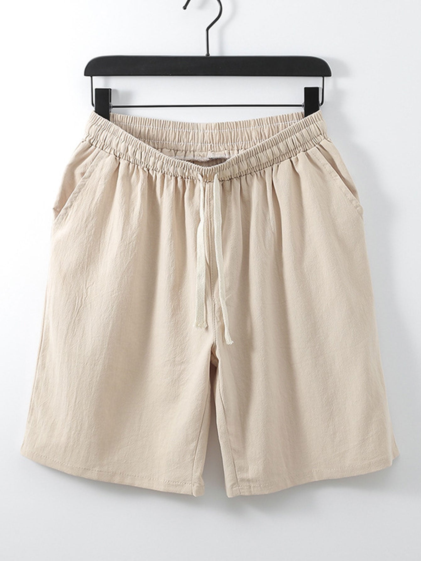 Man Cotton Drawstring Shorts